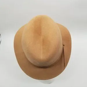 Adolfo II | Accessories | Vintage Adolfo Ii Tan Wool Hat W 